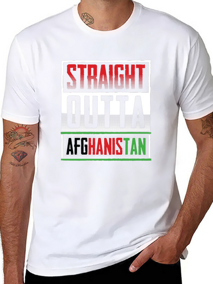 Straight Outta Afghanistan Graphic T-Shirt