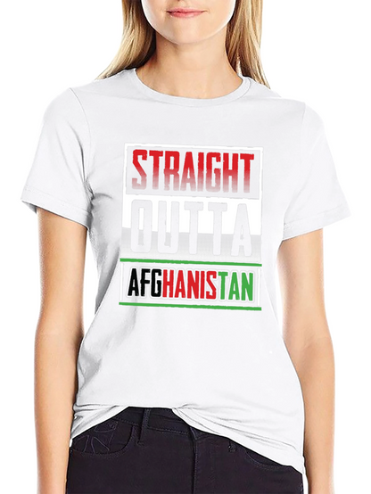 Straight Outta Afghanistan Graphic T-Shirt