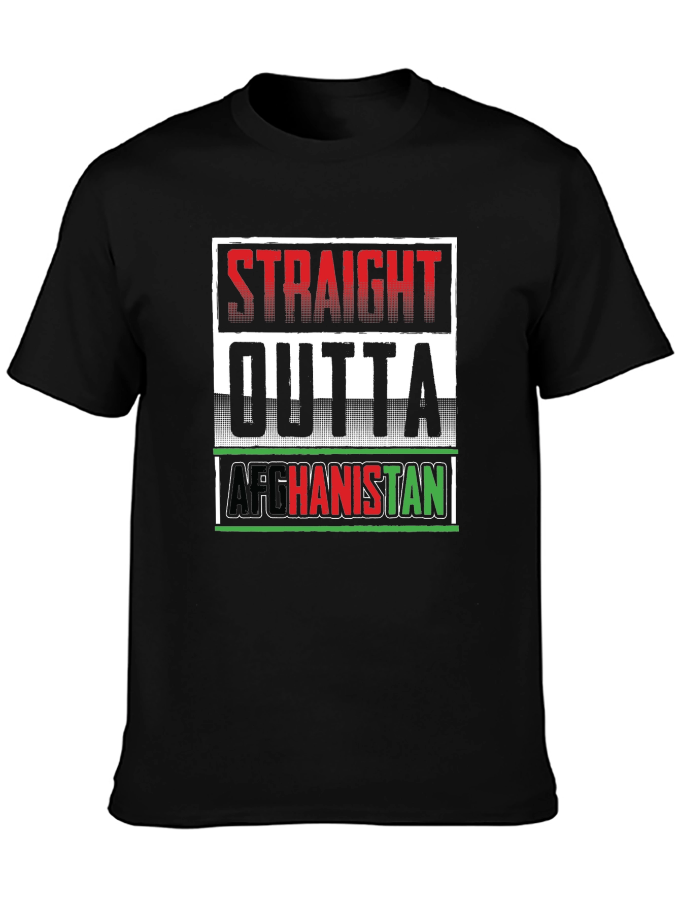 Straight Outta Afghanistan Graphic T-Shirt