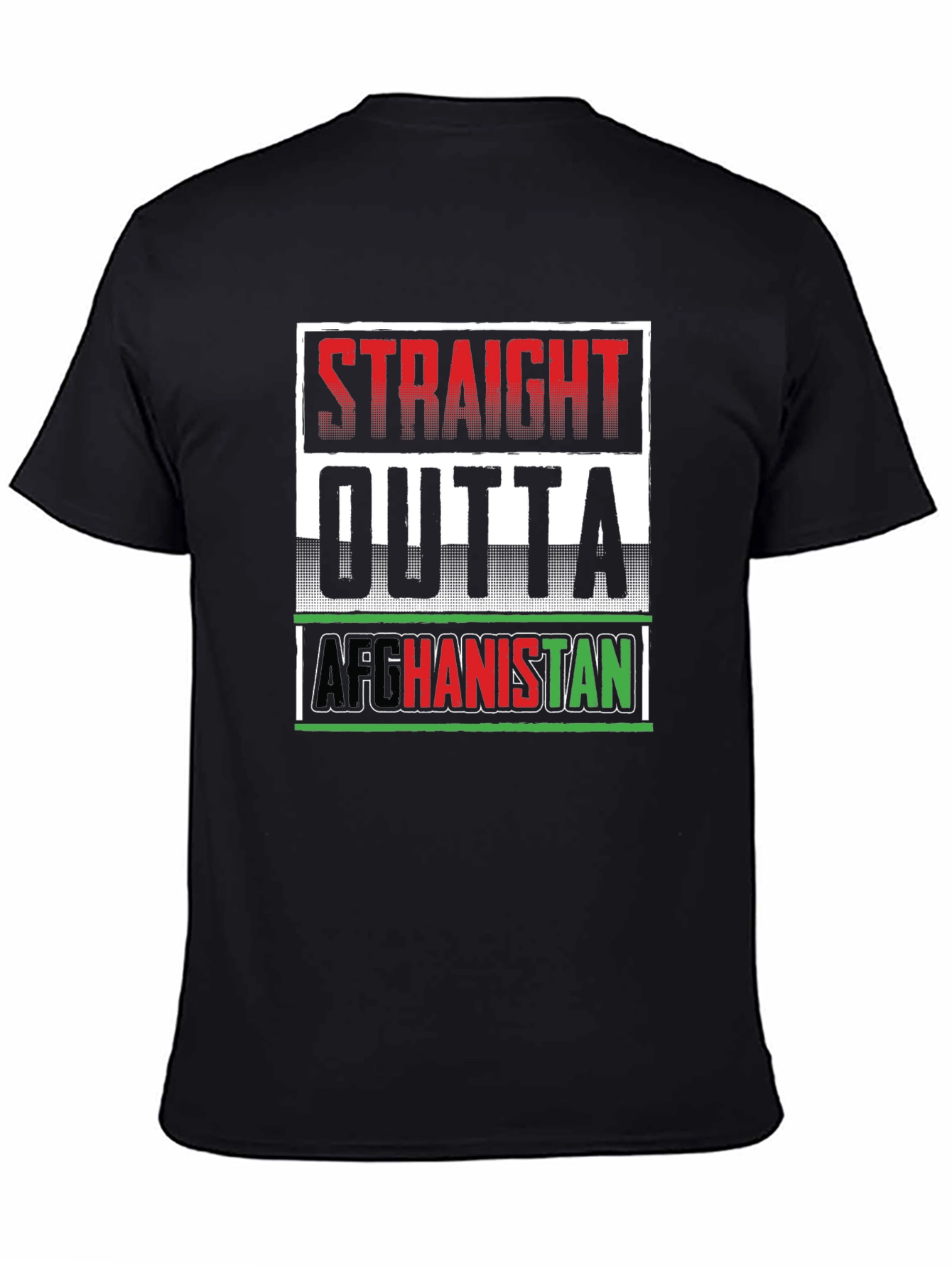 Straight Outta Afghanistan Graphic T-Shirt