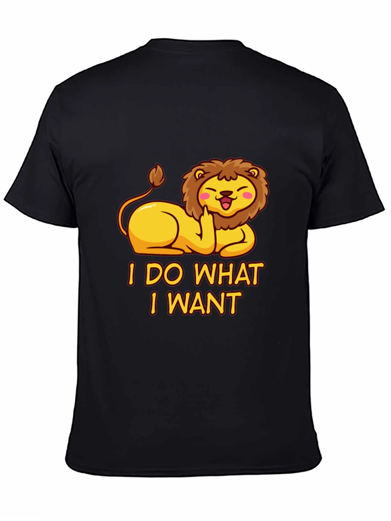 I Do What I Want Lion Tee