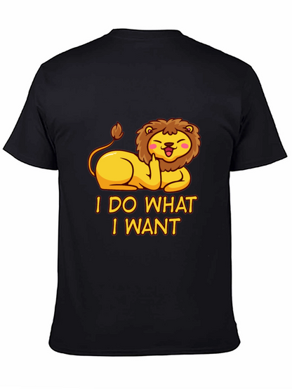 I Do What I Want Lion Tee