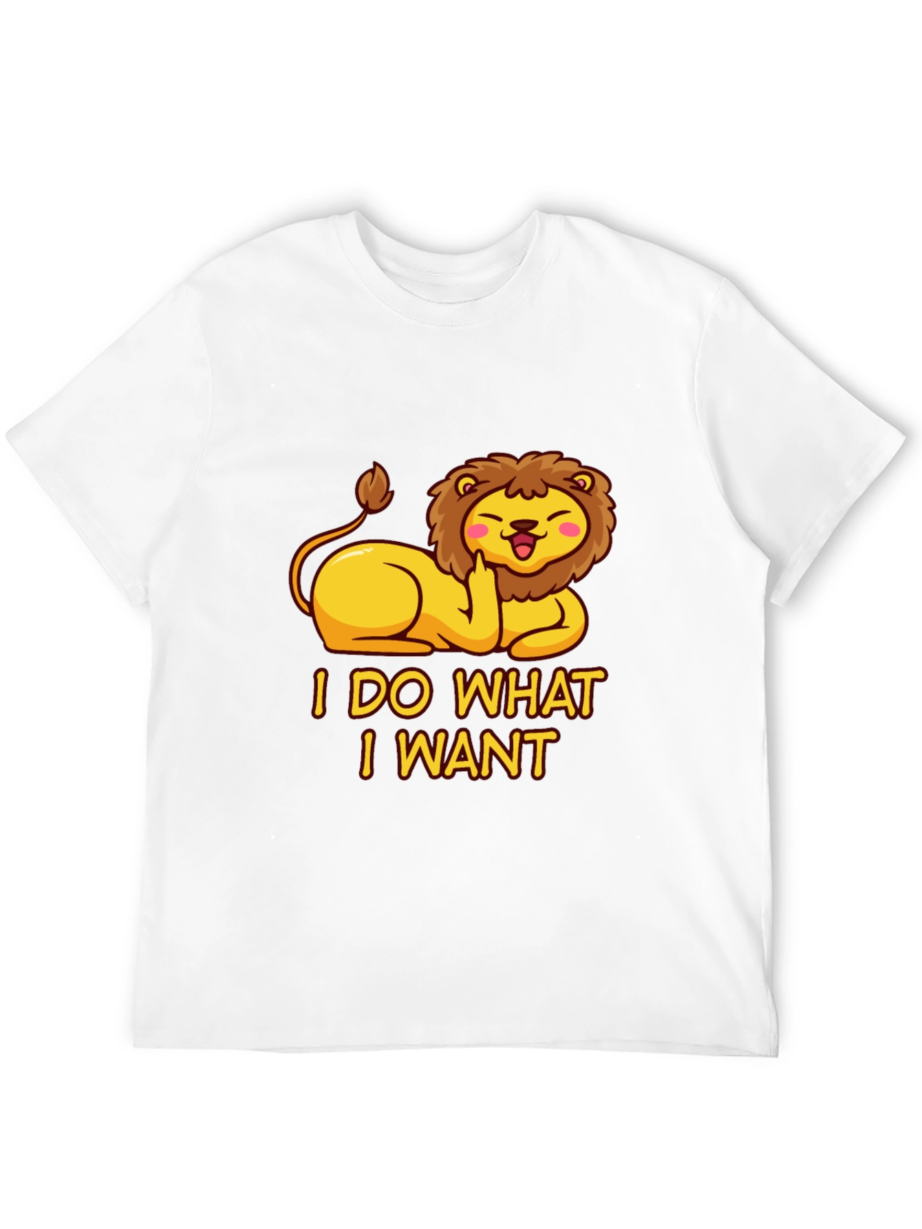I Do What I Want Lion Tee