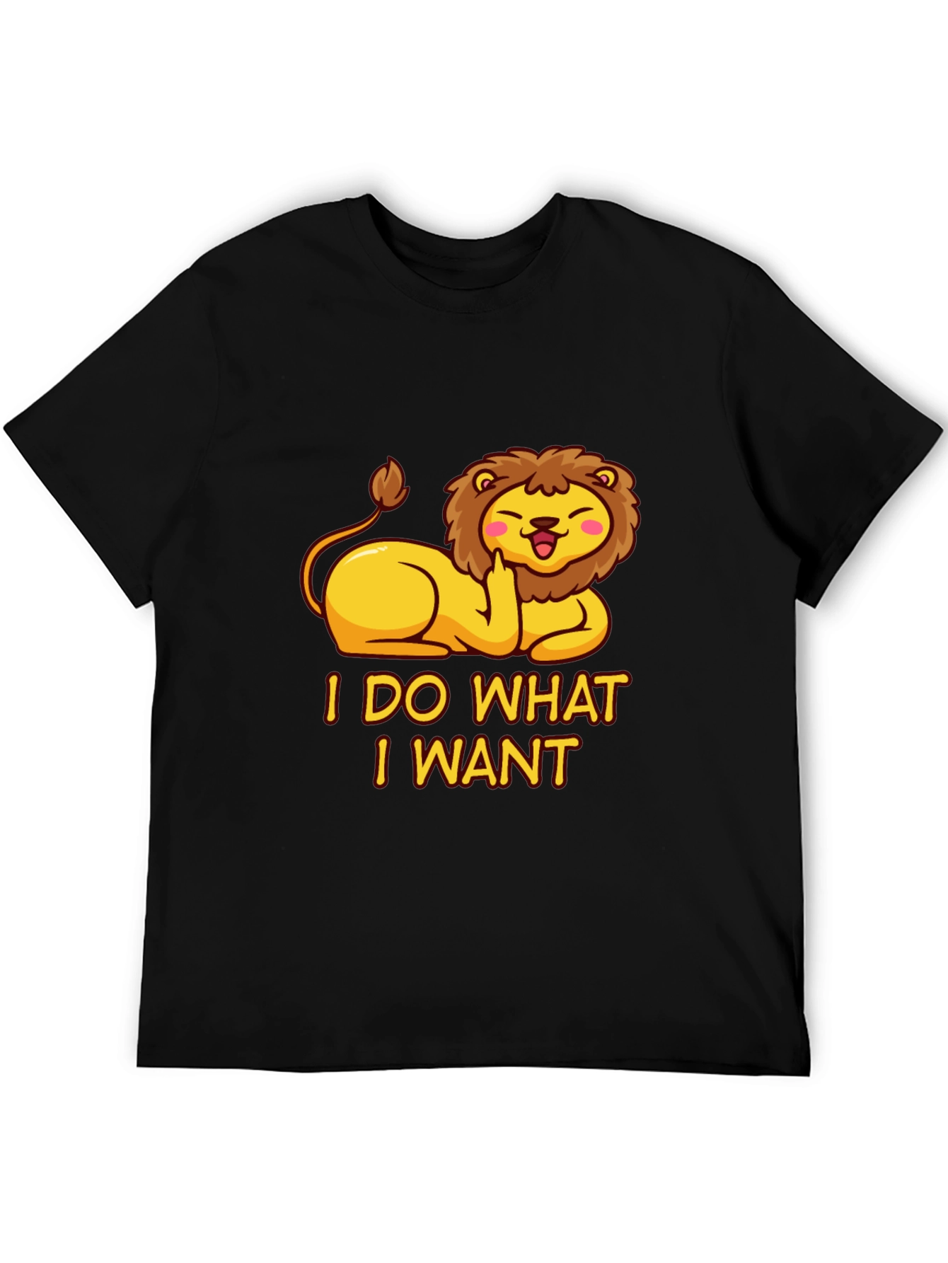 I Do What I Want Lion Tee