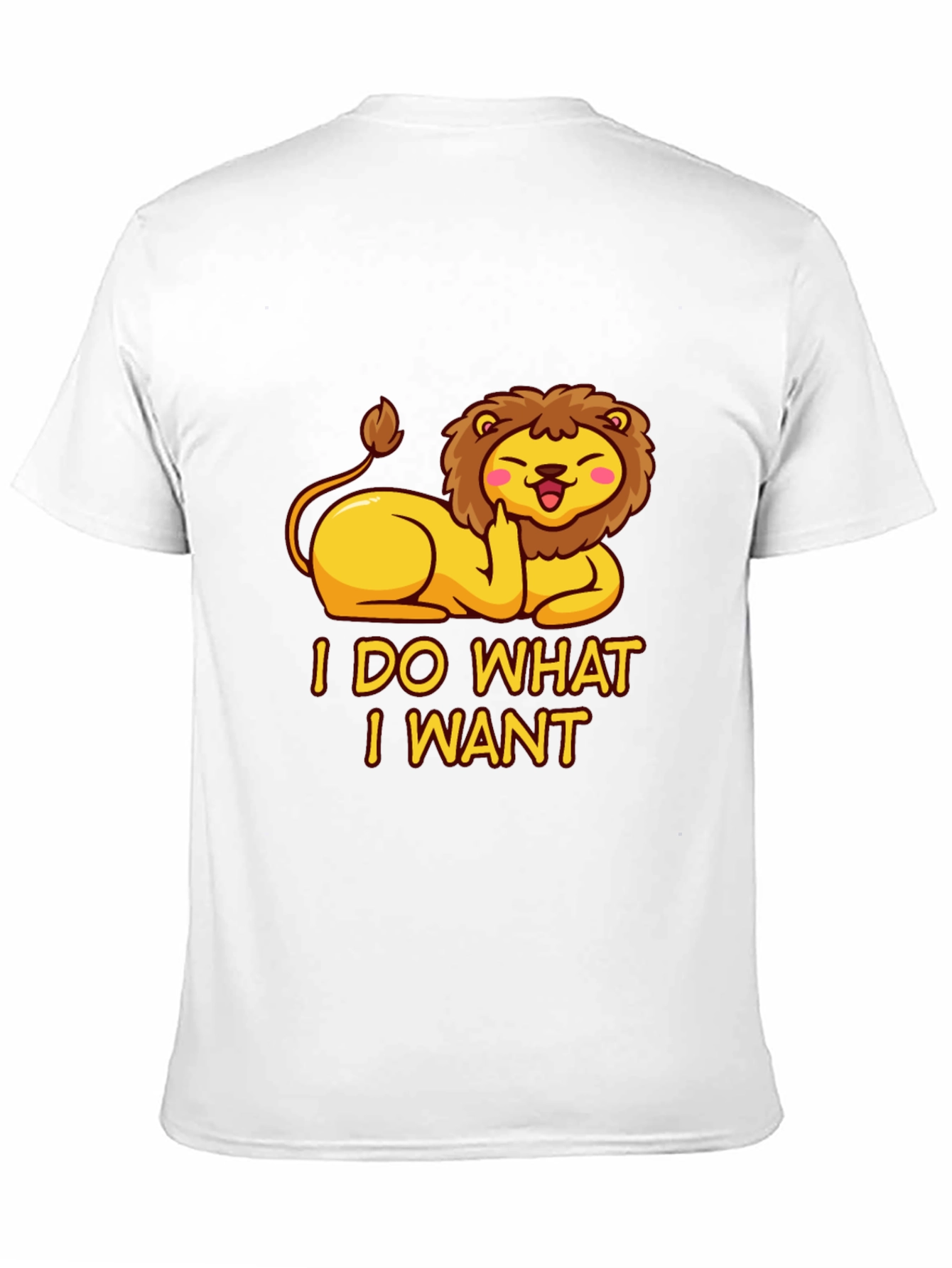I Do What I Want Lion Tee