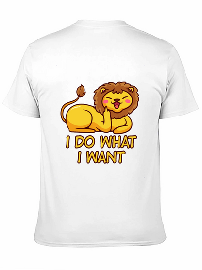 I Do What I Want Lion Tee