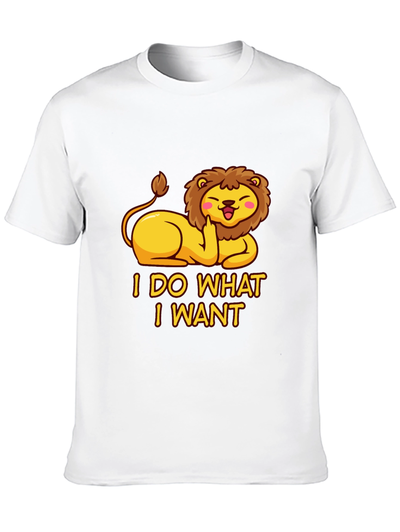 I Do What I Want Lion Tee