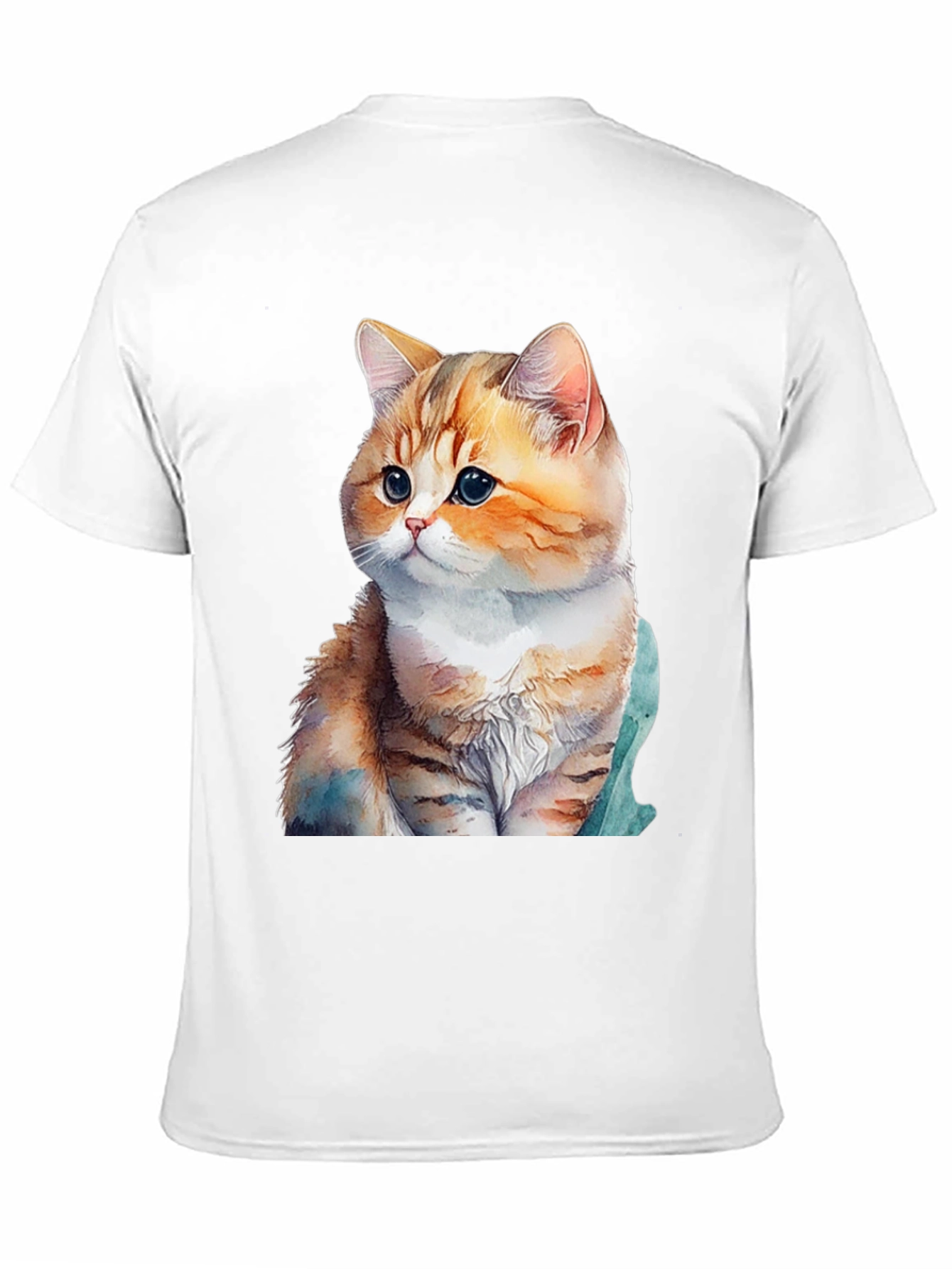 Cute Cat Graphic T-Shirt - Soft Cotton Blend Tee