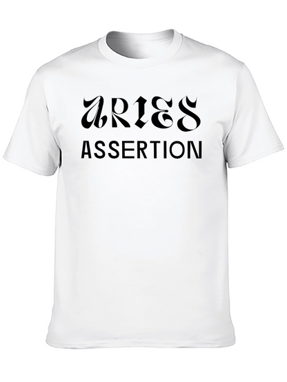 Aries Assertion Black Graphic T-Shirt