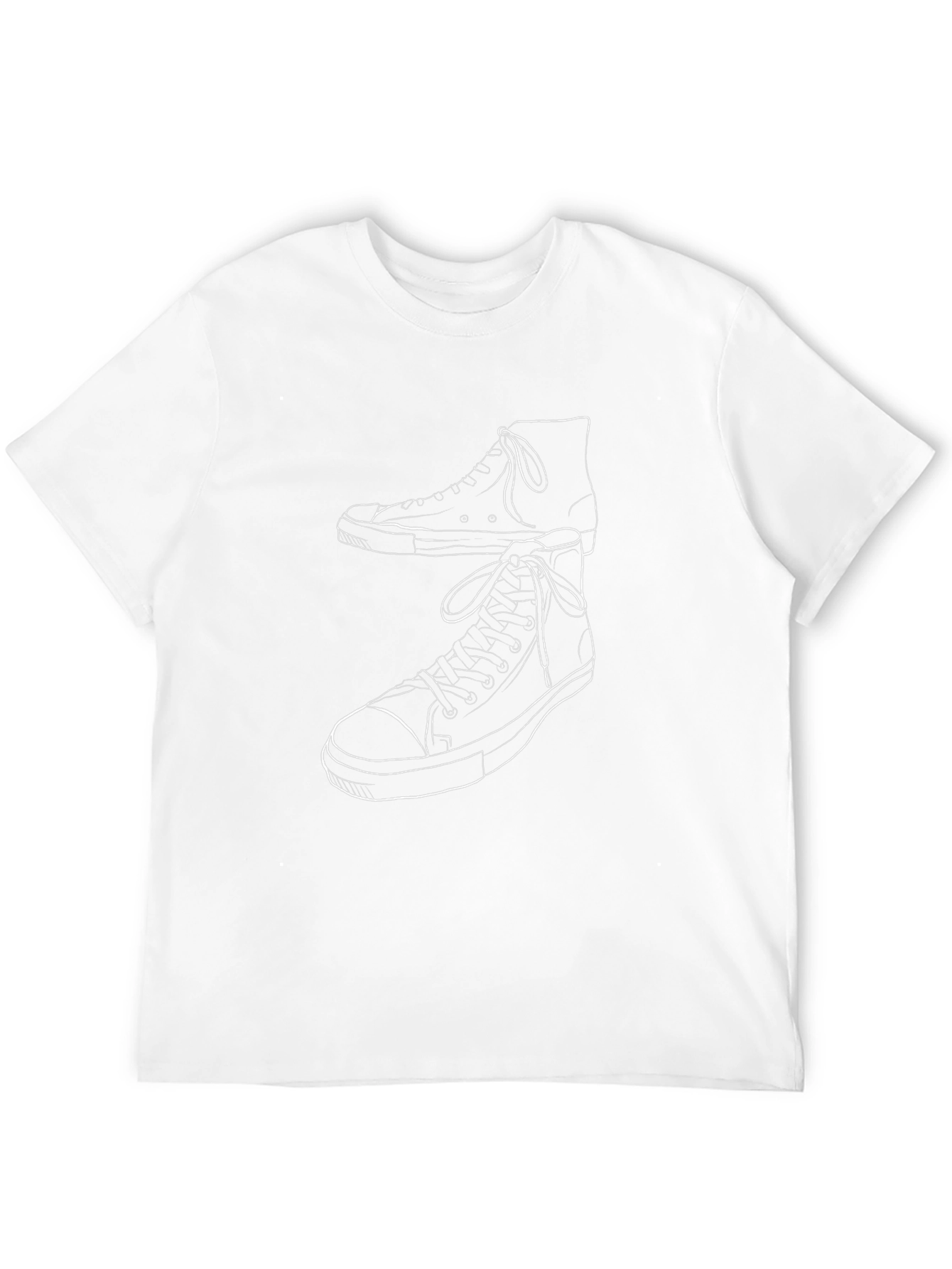 Cool Graphic Tee - Shoe Art Black T-Shirt
