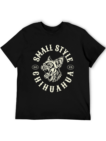 Small Style Chihuahua T-Shirt - Black