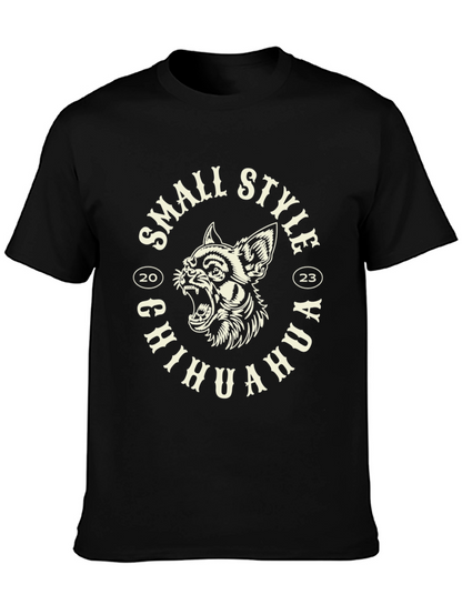 Small Style Chihuahua T-Shirt - Black