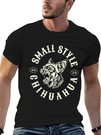 Small Style Chihuahua T-Shirt - Black