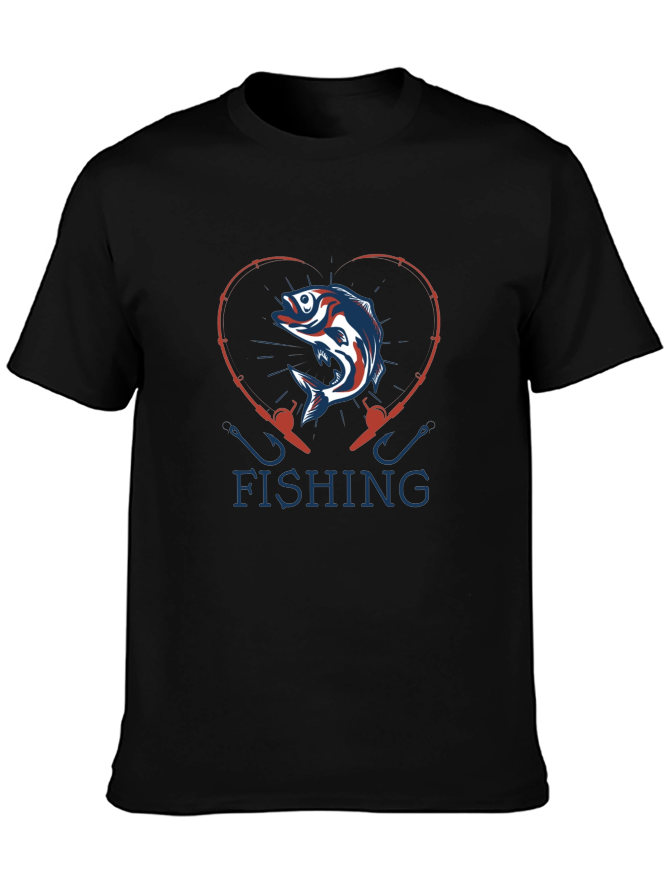 Fishing Heart T-Shirt: Angler Love Tee