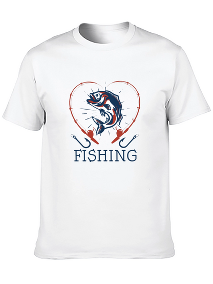 Fishing Heart T-Shirt: Angler Love Tee