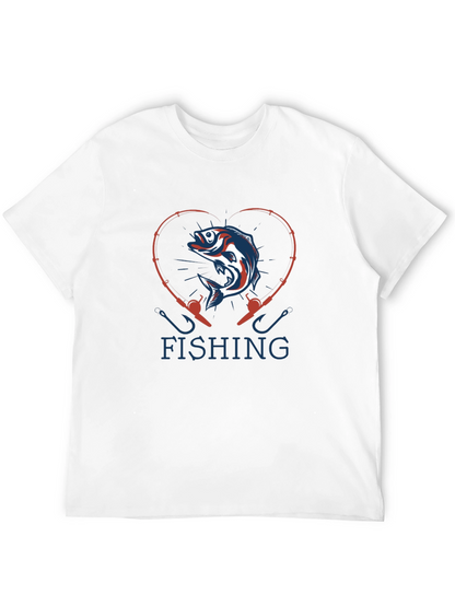 Fishing Heart T-Shirt: Angler Love Tee