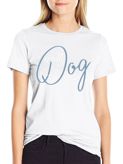 Walk the Dog in the Snow T-Shirt