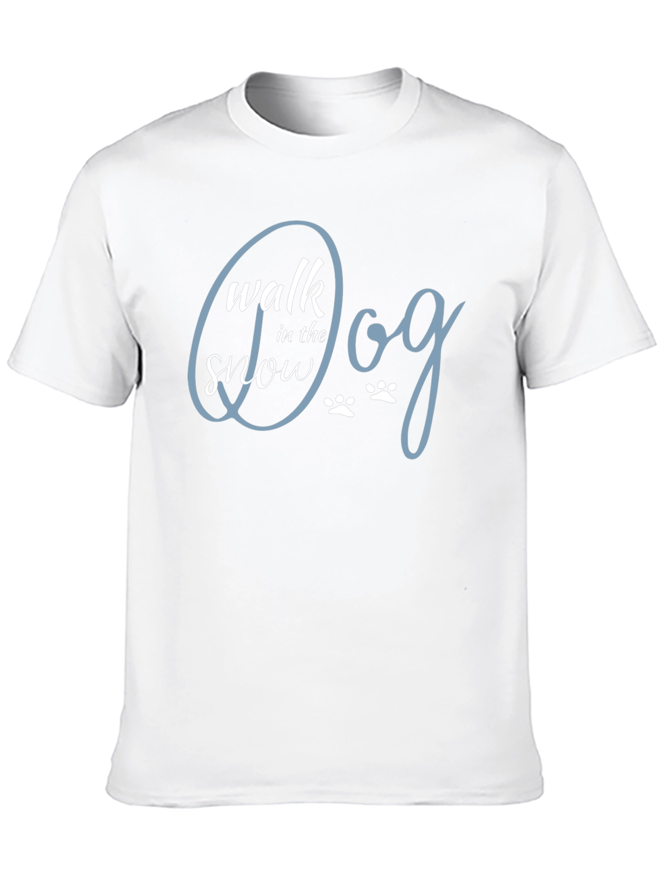 Walk the Dog in the Snow T-Shirt