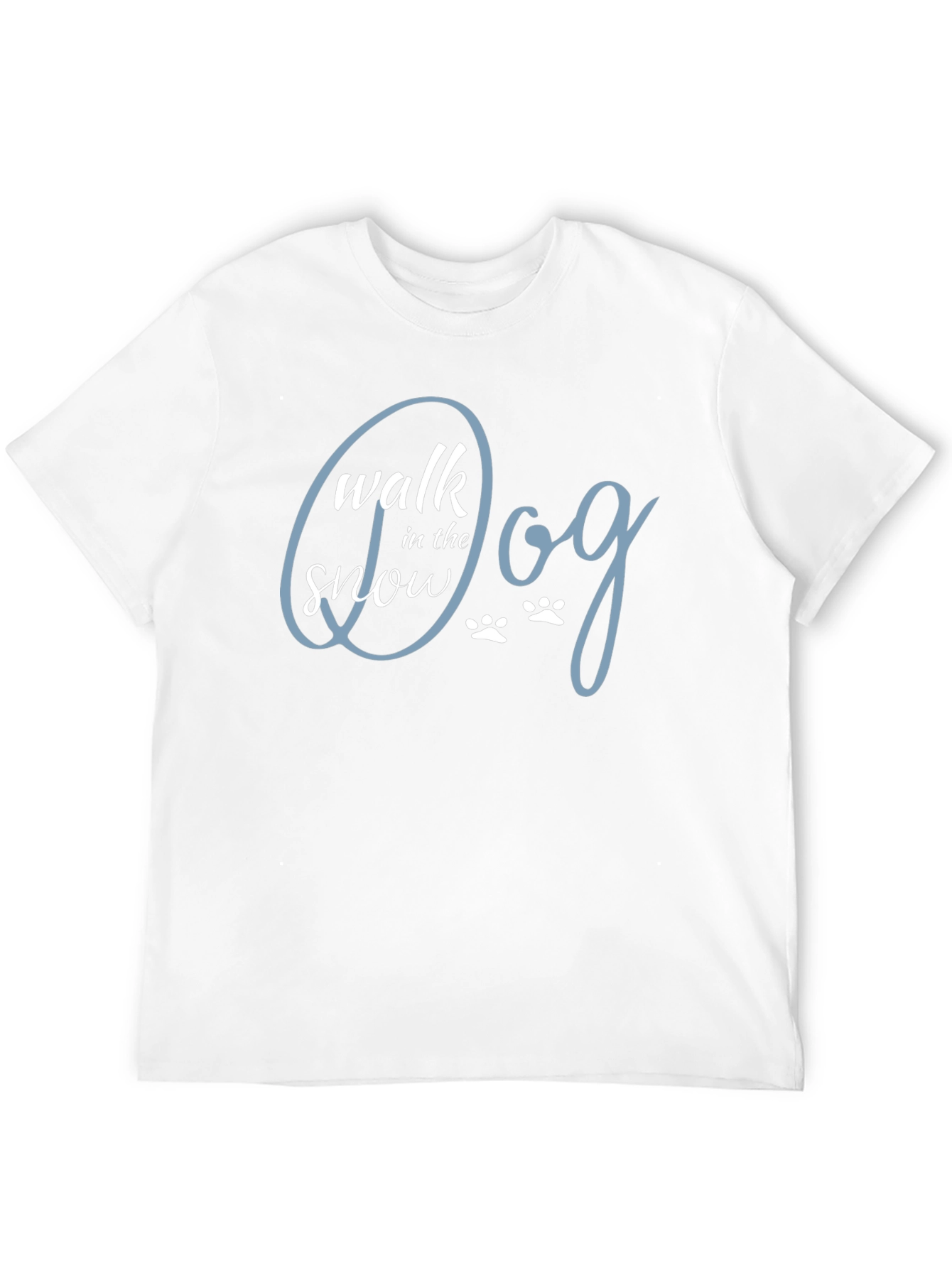 Walk the Dog in the Snow T-Shirt