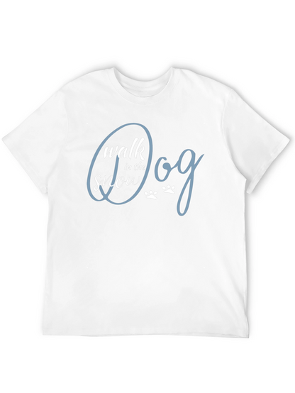 Walk the Dog in the Snow T-Shirt