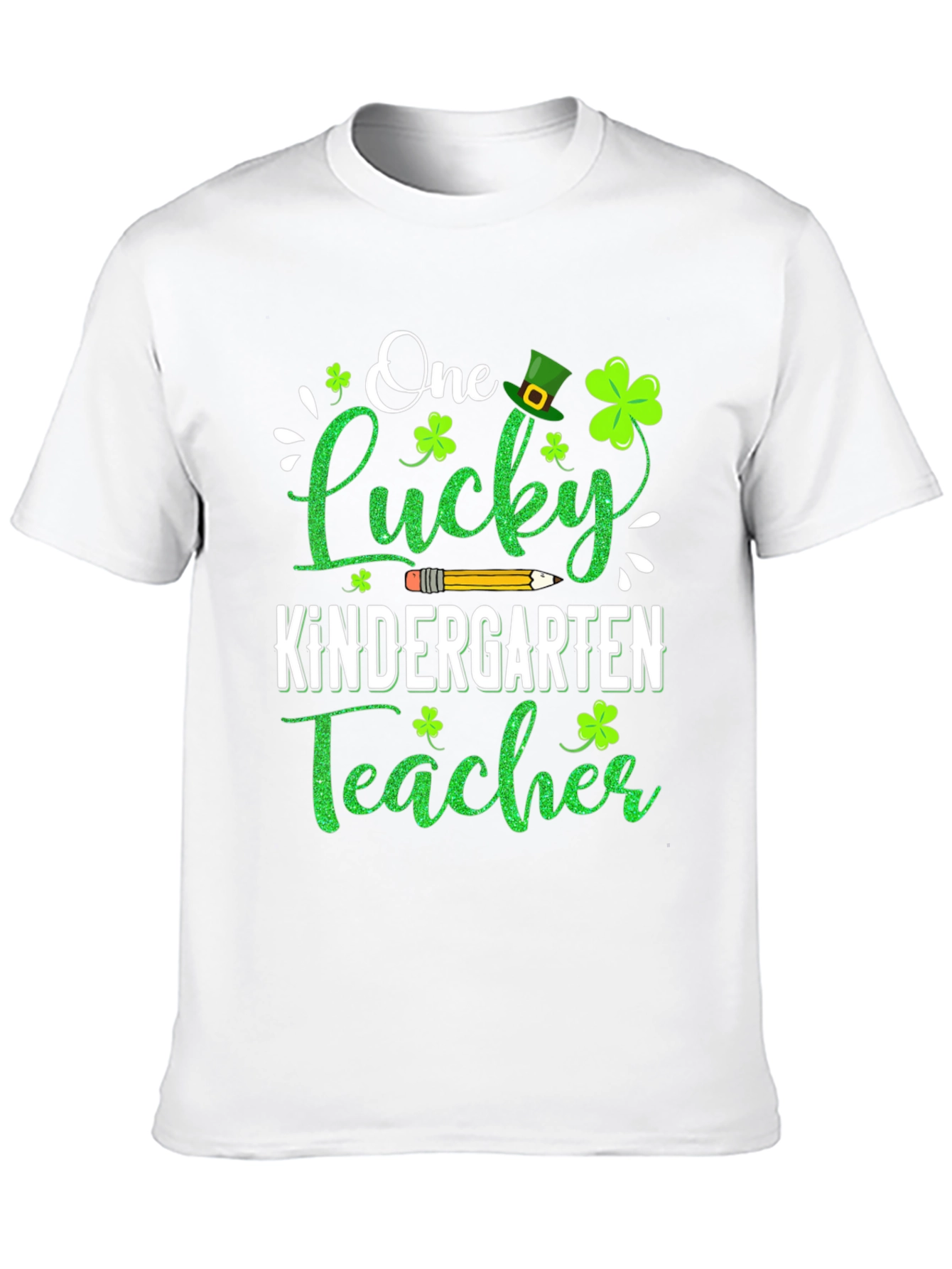 Lucky Kindergarten Teacher St. Patricks Day T-Shirt