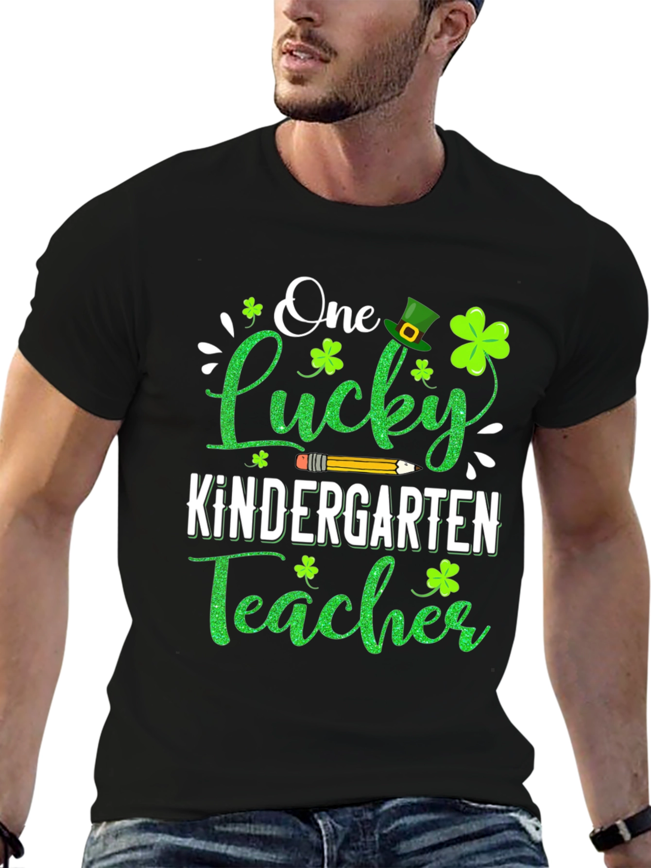 Lucky Kindergarten Teacher St. Patricks Day T-Shirt