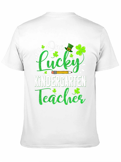 Lucky Kindergarten Teacher St. Patricks Day T-Shirt