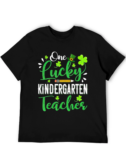 Lucky Kindergarten Teacher St. Patricks Day T-Shirt