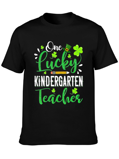 Lucky Kindergarten Teacher St. Patricks Day T-Shirt
