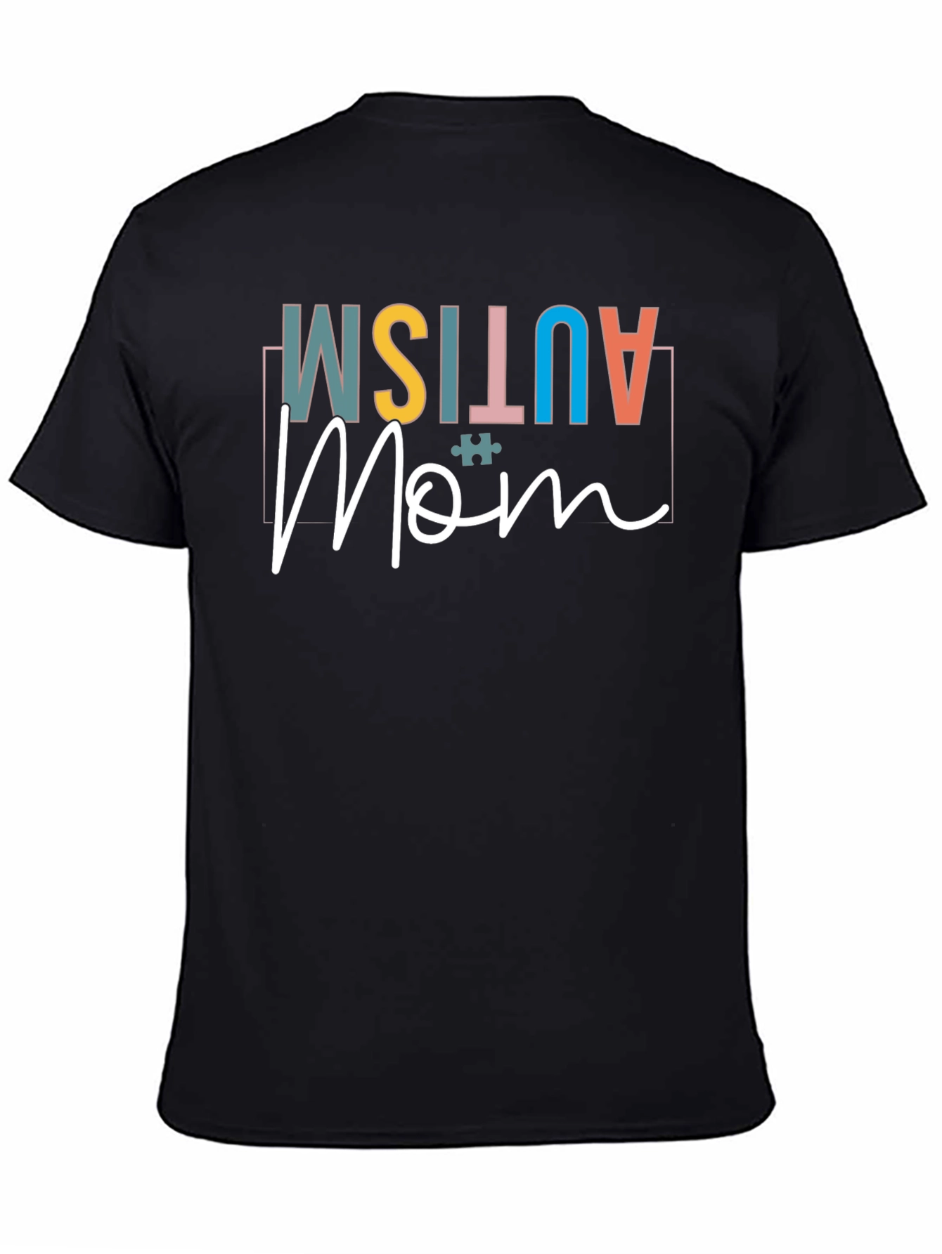 Autism Mom Black Graphic Tee