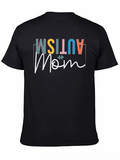 Autism Mom Black Graphic Tee