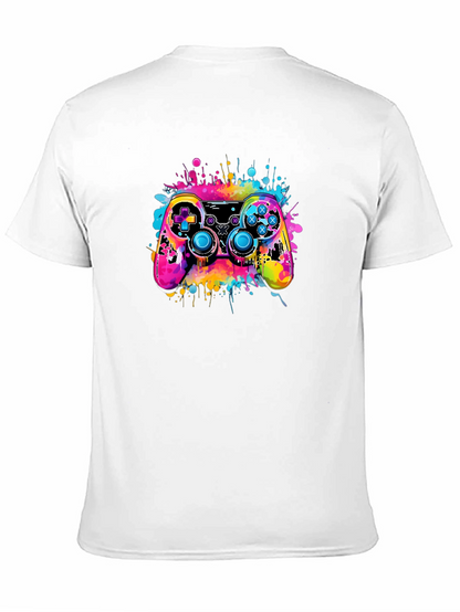 Vibrant Gaming Controller Graphic T-Shirt