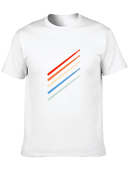 Retro Drum Sticks T-Shirt - Stylish Musician Tee