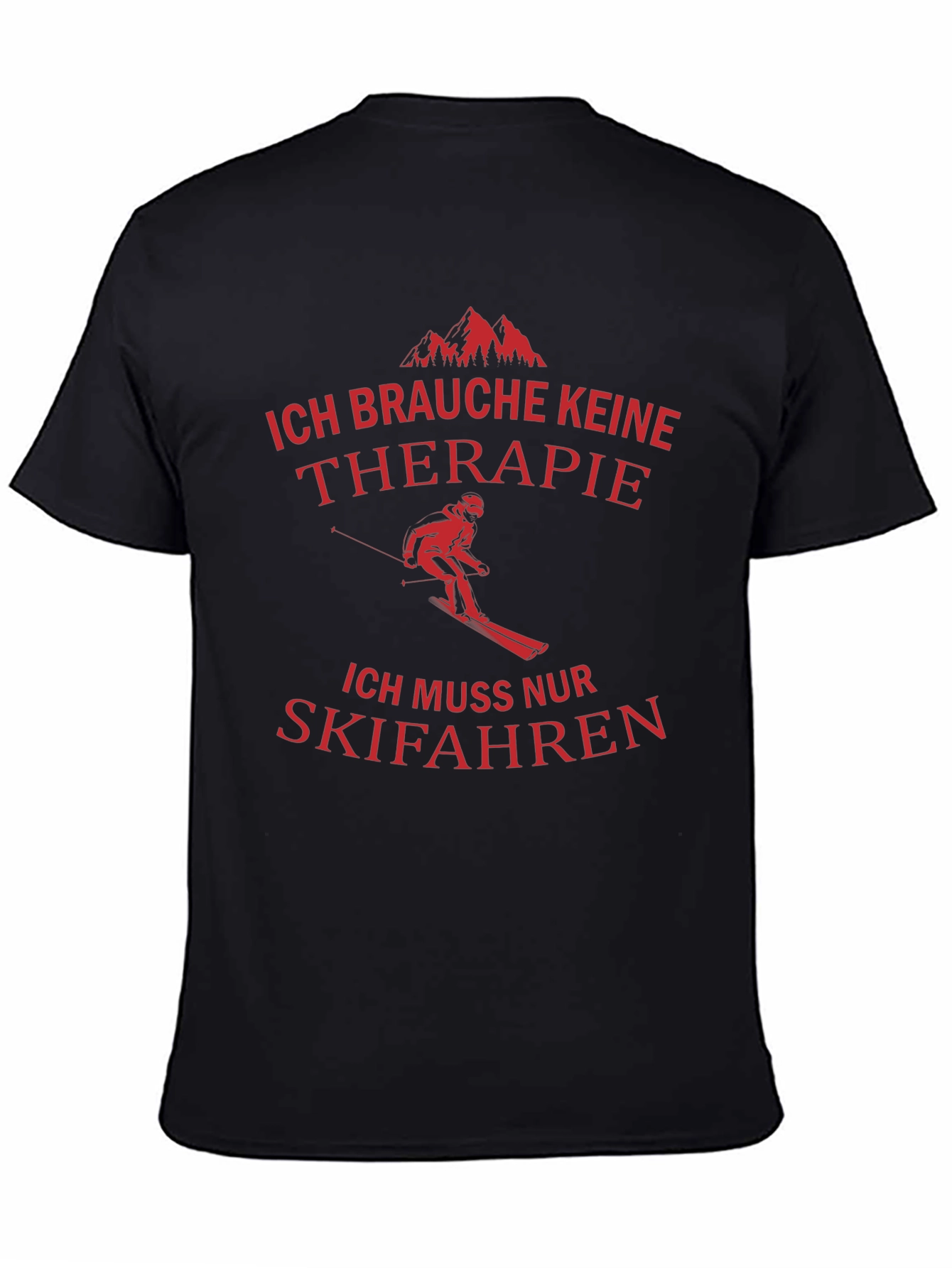 Ski Therapy T-Shirt - Funny Skiing Gift Tee