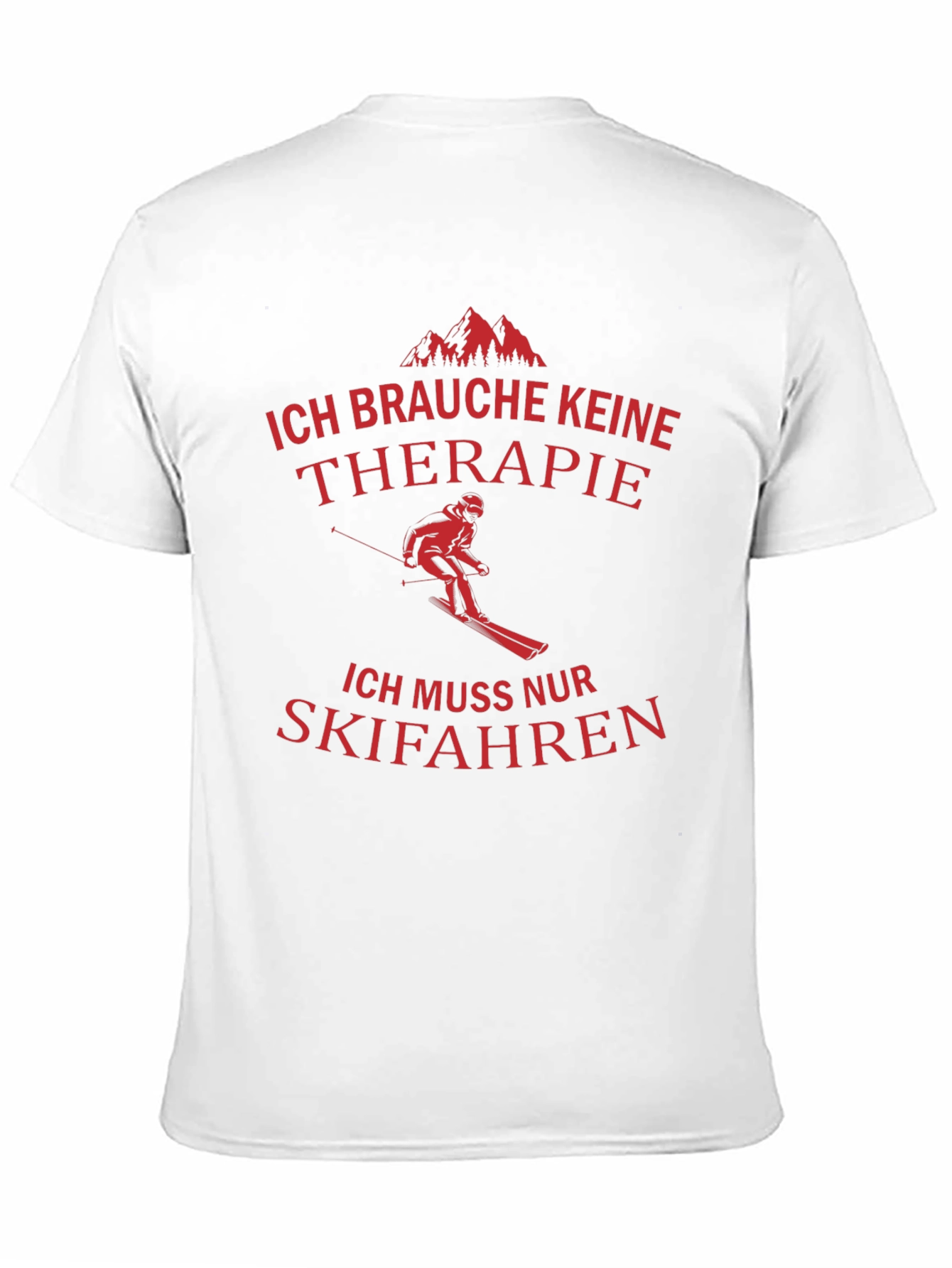 Ski Therapy T-Shirt - Funny Skiing Gift Tee