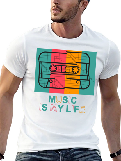 Retro Cassette Music Is My Life T-Shirt