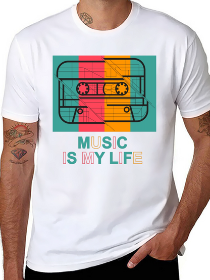 Retro Cassette Music Is My Life T-Shirt