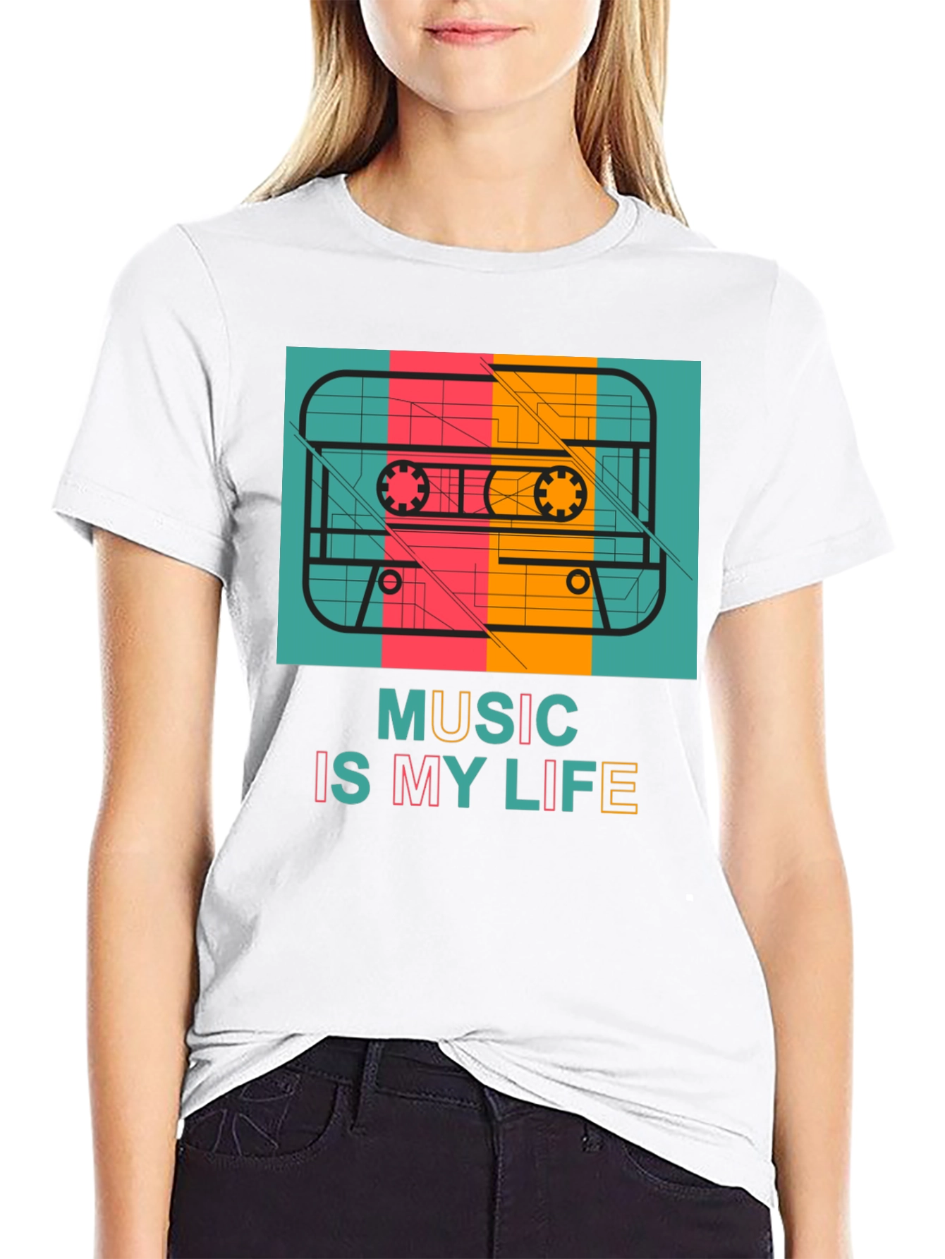 Retro Cassette Music Is My Life T-Shirt