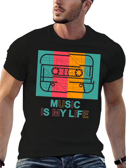 Retro Cassette Music Is My Life T-Shirt