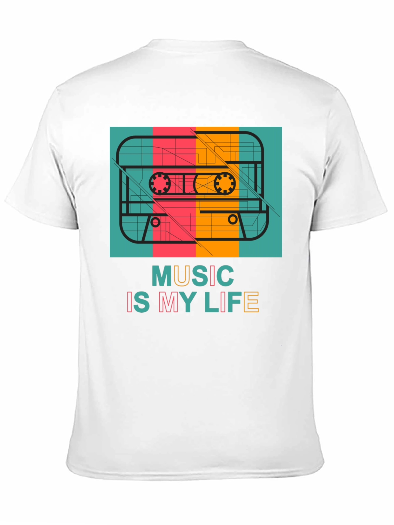 Retro Cassette Music Is My Life T-Shirt