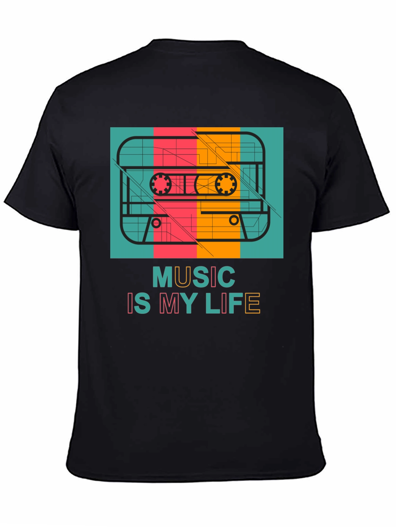 Retro Cassette Music Is My Life T-Shirt