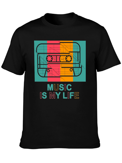 Retro Cassette Music Is My Life T-Shirt