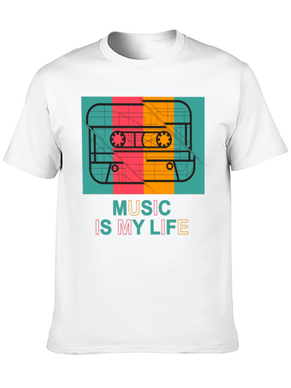 Retro Cassette Music Is My Life T-Shirt