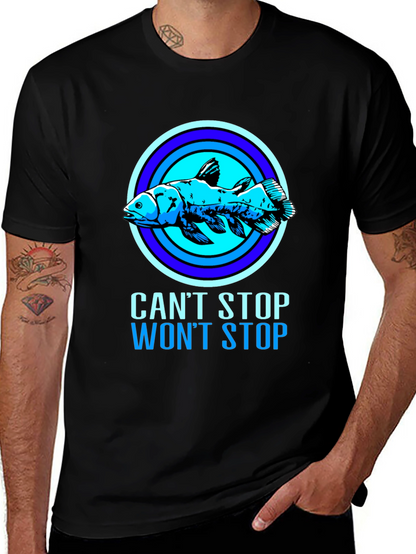 Cant Stop Wont Stop Coelacanth T-Shirt