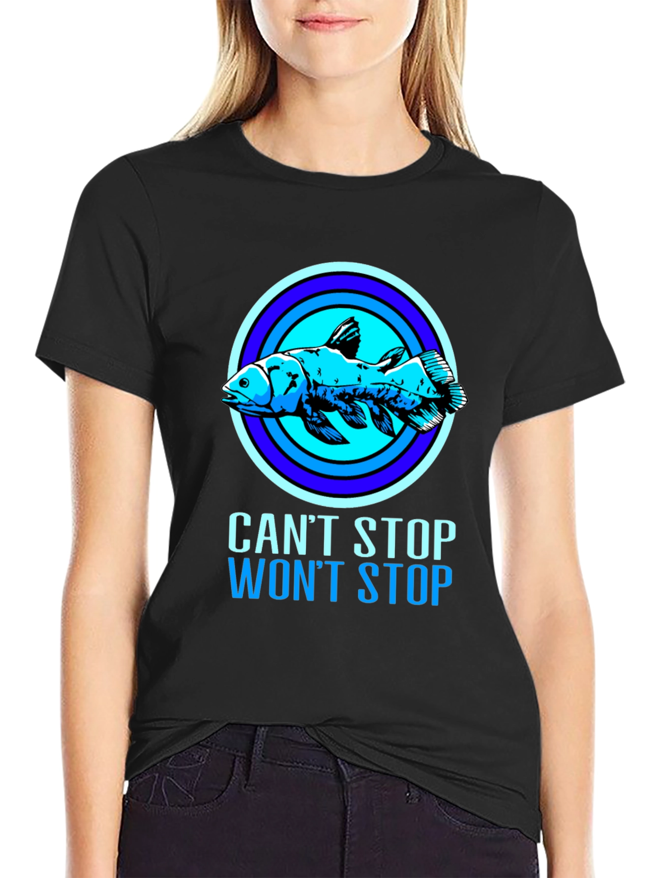 Cant Stop Wont Stop Coelacanth T-Shirt