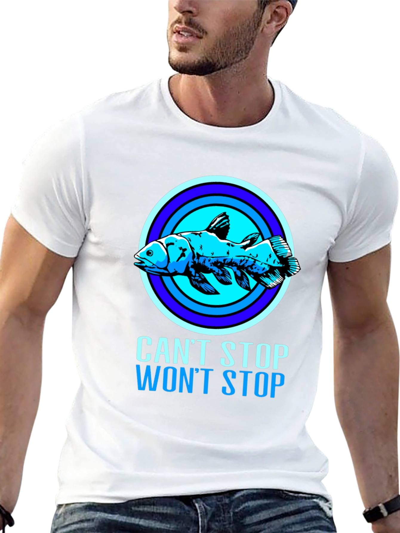 Cant Stop Wont Stop Coelacanth T-Shirt
