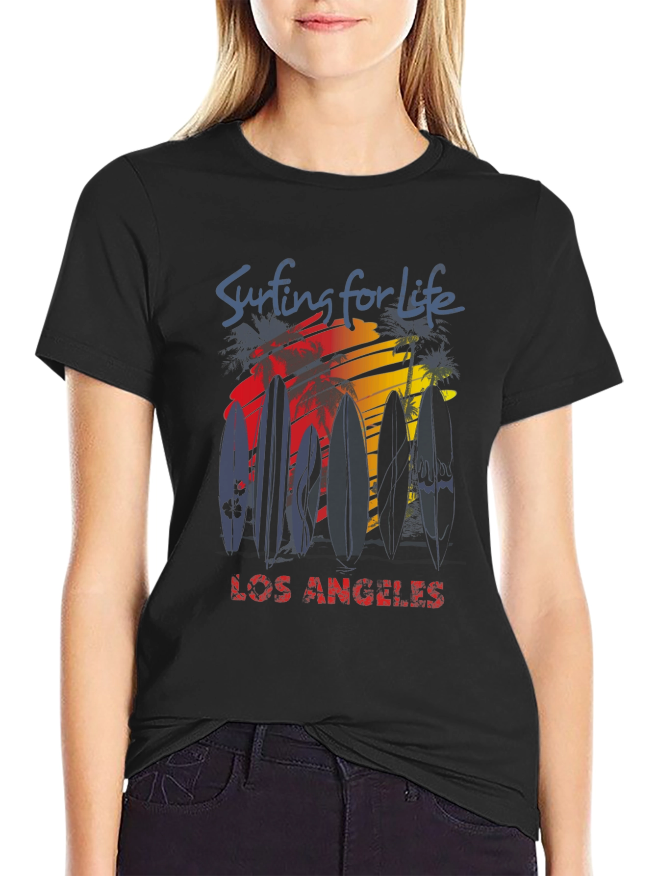 Surfing for Life Los Angeles Tee