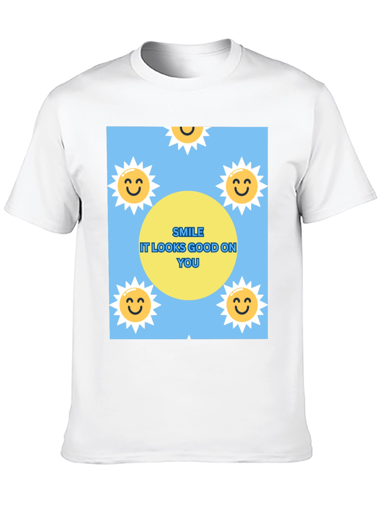 Smile Graphic T-Shirt: Looks Good On You