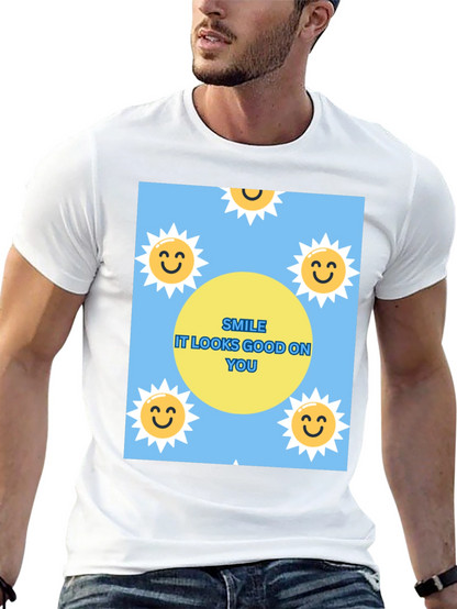Smile Graphic T-Shirt: Looks Good On You