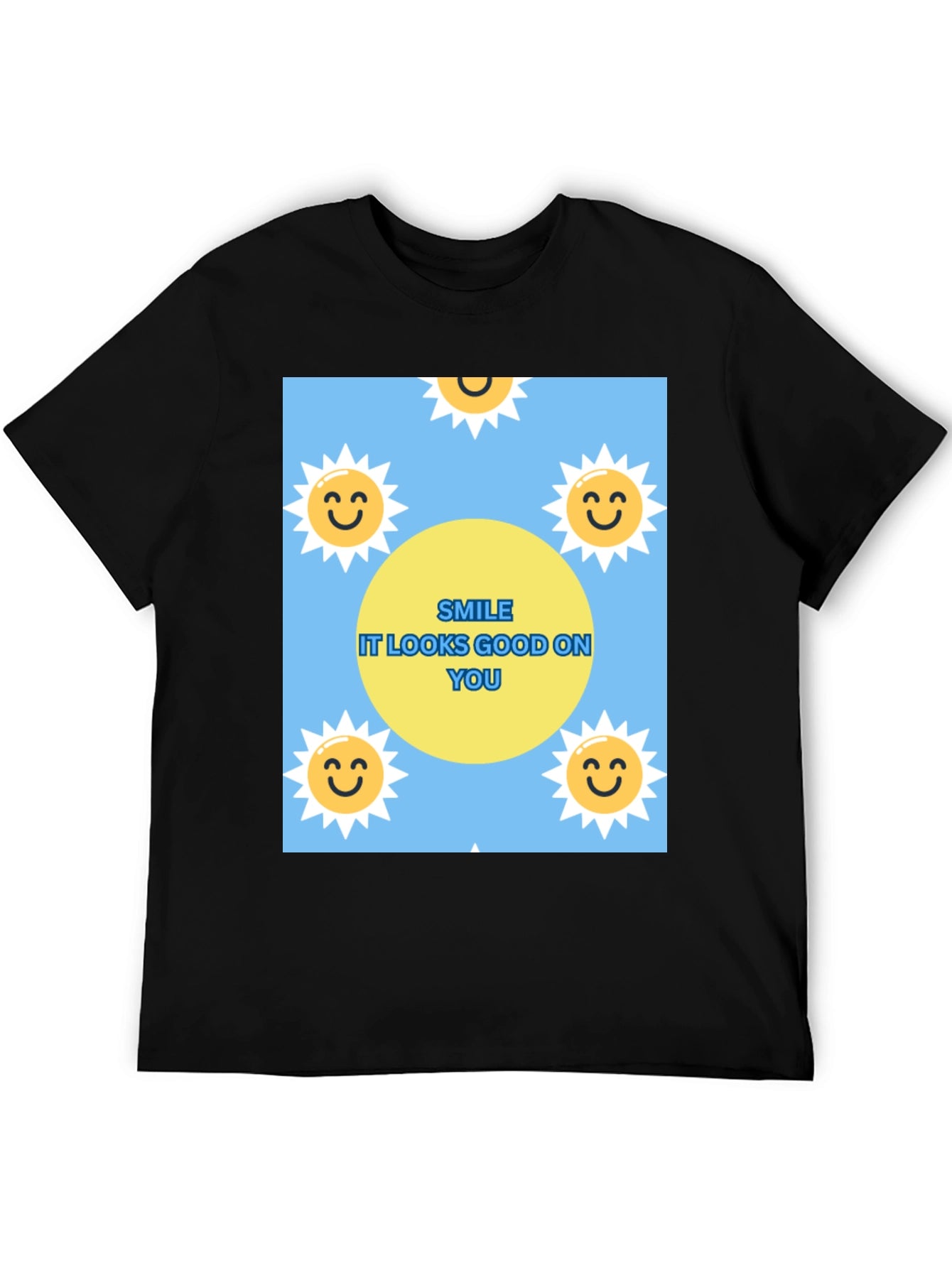 Smile Graphic T-Shirt: Looks Good On You